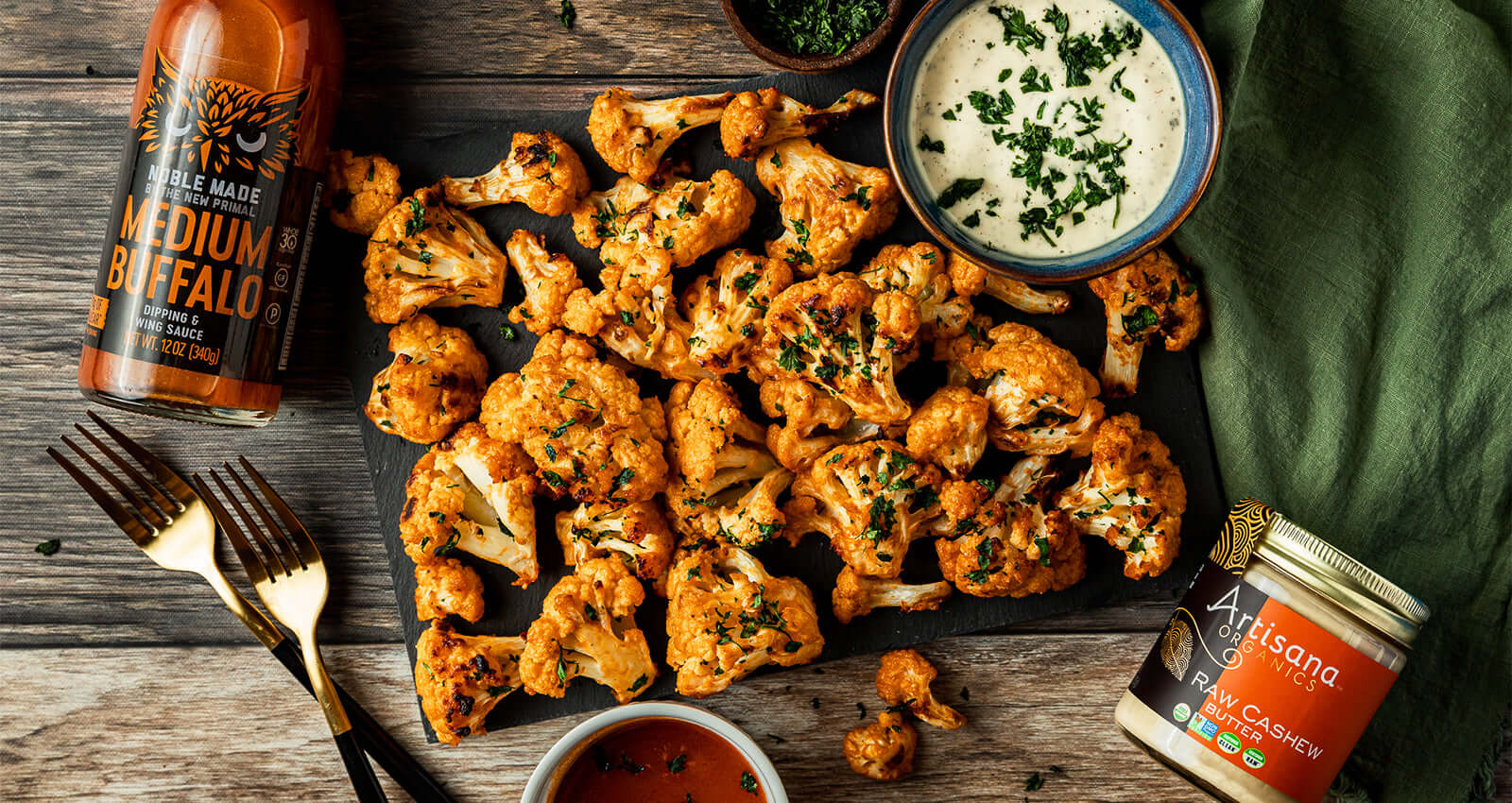 Creamy Buffalo Cauliflower | Whole30, Paleo, Vegan – Artisana Market