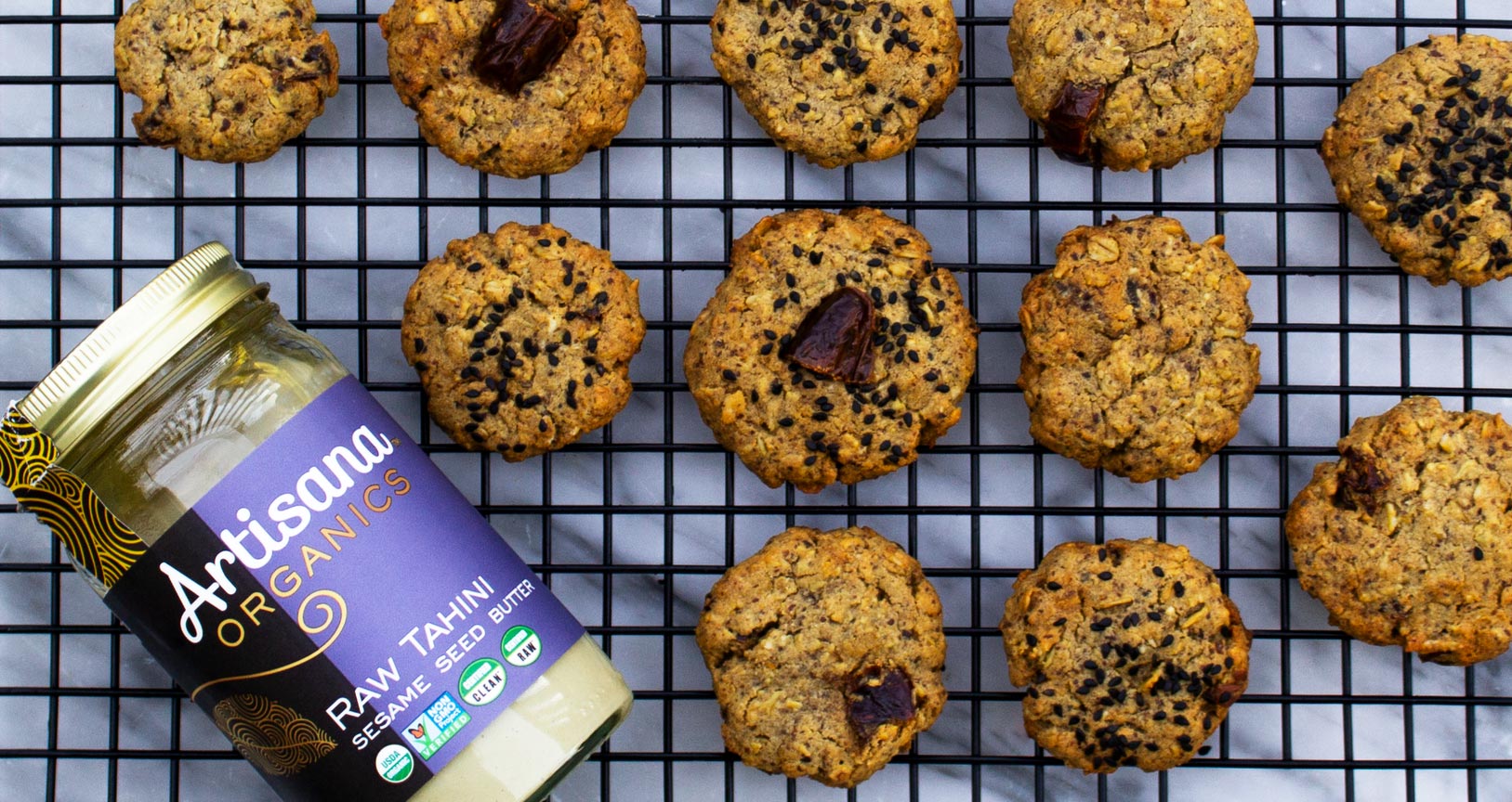 Tahini-Date Oatmeal Cookies – Artisana Market