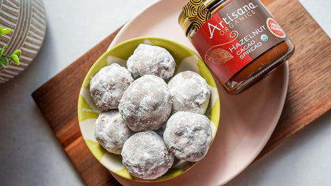 Hazelnut Cacao Mexican Wedding Cookies