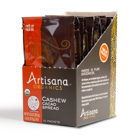 Artisana Cashew Cacao 10 Pack Box