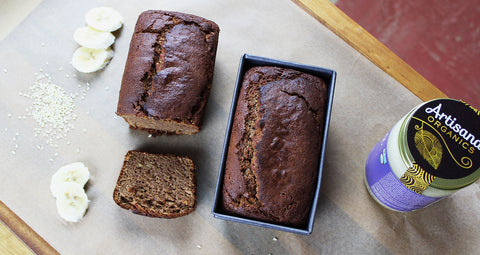 Paleo Tahini Banana Bread with Artisana Tahini