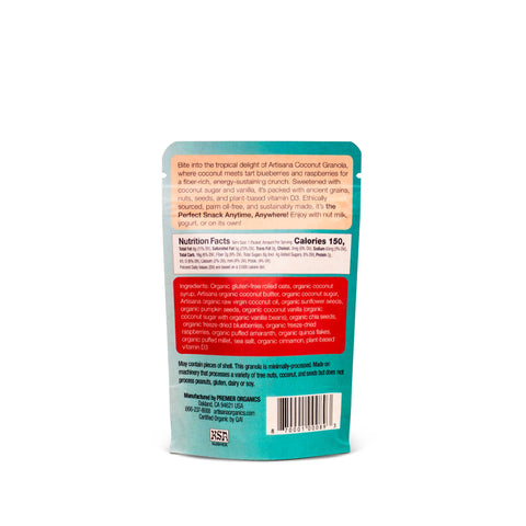 Coconut Granola Snack Pouch