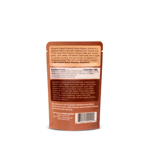 Hazelnut Cacao Granola Snack Pouch