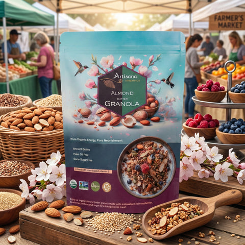 Granola de almendra orgánica