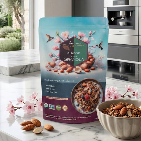 Granola de almendra orgánica