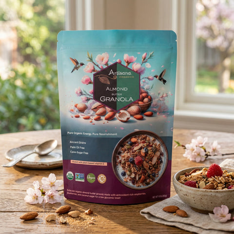 Granola de almendra orgánica