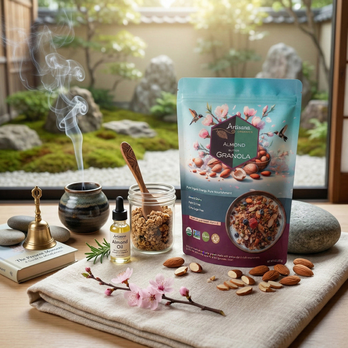 Granola de almendra orgánica