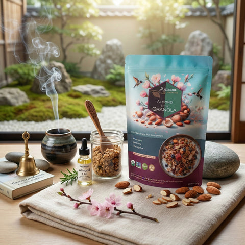 Granola de almendra orgánica