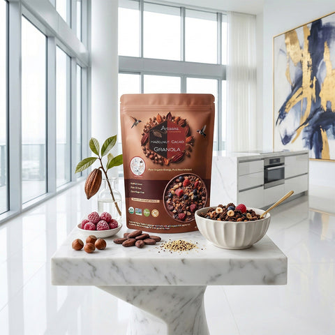 Organic Hazelnut Cacao Granola