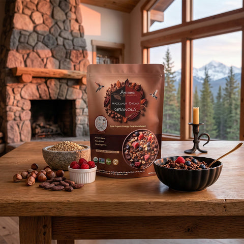 Organic Hazelnut Cacao Granola