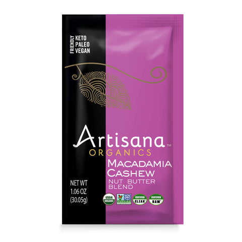 Single Pouch of Macadamia Cashew Nut Butter Blend