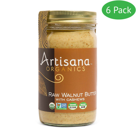 Raw Organic Walnut Butter with Cashews
