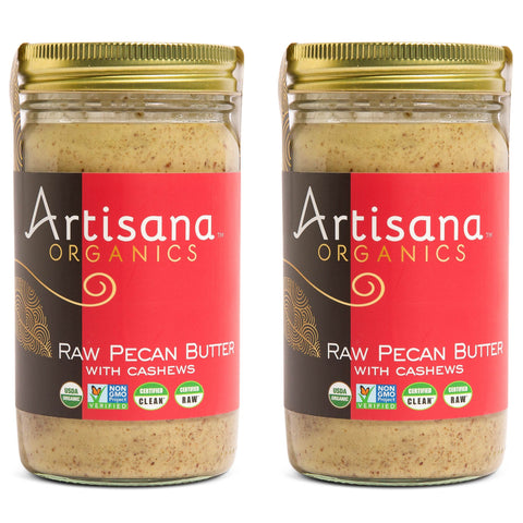 Raw Organic Pecan Butter with Cashews