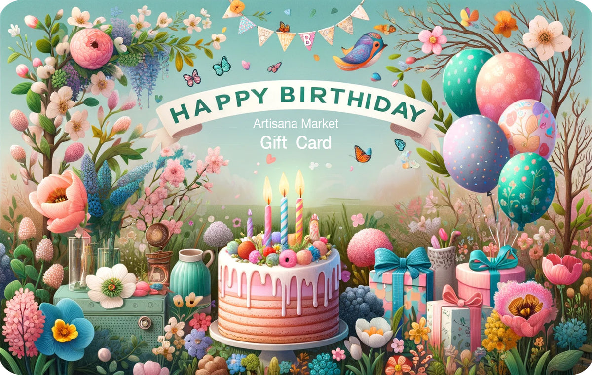 Happy Birthday Artisana Gift Card