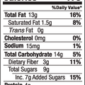 Nutritional Facts for Hazelnut Cacao Spread - 7 servings per container