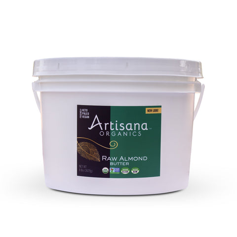 Raw Organic Almond Butter - 8lb Pail