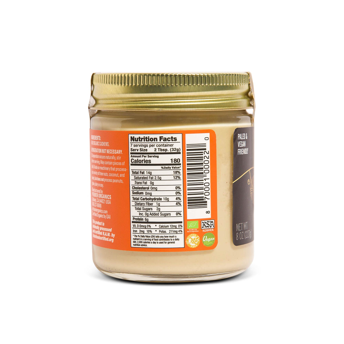 Organic Cashew Butter | Raw Cashew Butter | Artisana Market