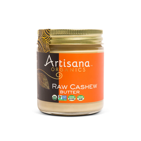 Artisana Raw Cashew Butter, 8oz jar