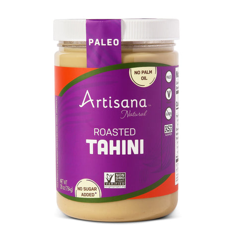 Artisana Naturals Roasted Tahini. 29oz jar.