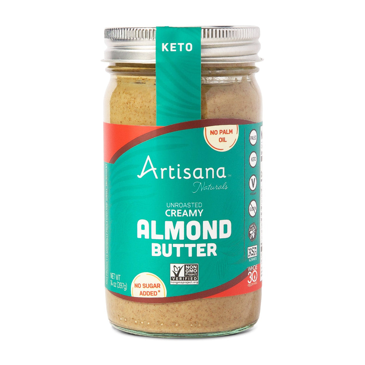 Unroasted Creamy Almond Butter